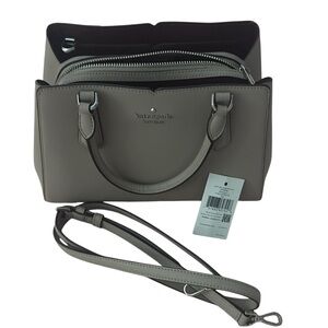 Kate Spade Gray Leather Handbag